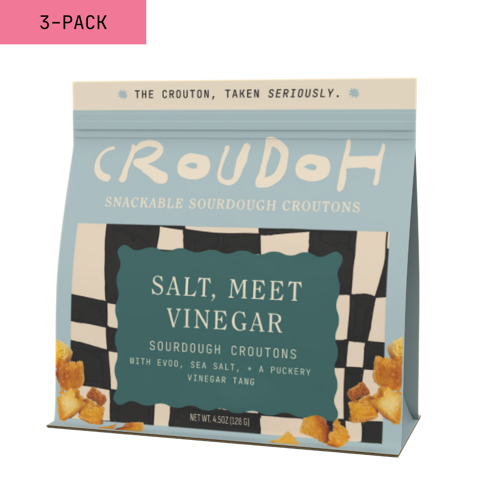Salt, Meet Vinegar Croutons | 3-Pack
