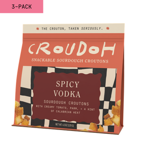 Spicy Vodka Croutons | 3-Pack